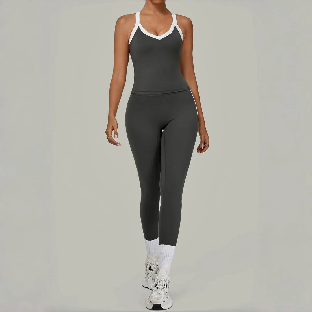 Ensemble de yoga 2 pièces pour femme