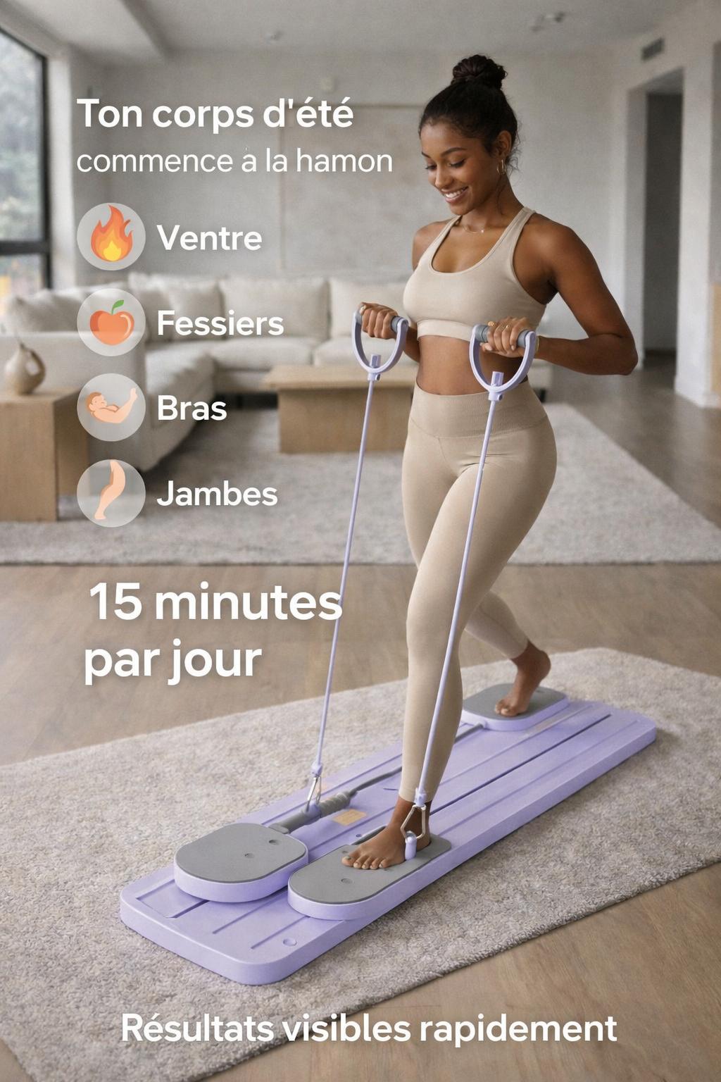 Planche pilate sculptante - 15 minutes par jours pour un ventre plat